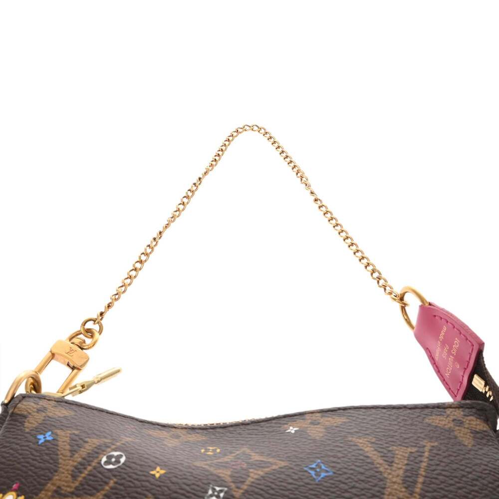 LOUIS VUITTON Brown Monogram Canvas Pochette Pouch - Picture 4 of 11
